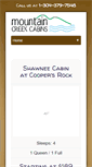 Mobile Screenshot of mountaincreekcabins.com